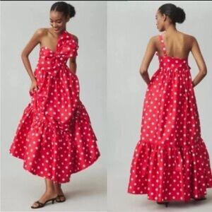 NWT Anthropologie Atsu Sally Bow Midi Dress XS